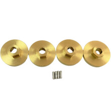 For FMS FCX24 Brass Wheel Hex Adapter Axle Counterweight Brake Disc 1/24 RC Crawler Car Upgrades Parts Accessories
