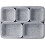 Light Gray  8-Piece Set of Office Makeup Table Forming Storage Box Organizing Storage Box 2