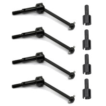 4 StüCk Universal-Antriebswelle CVD 39 Mm Schwenkantriebswellen mit Differentialschale für TT01 TT02 TA04 TT-02 RC Car