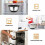 Rostfria skålar med lock, set, 7 delar 5