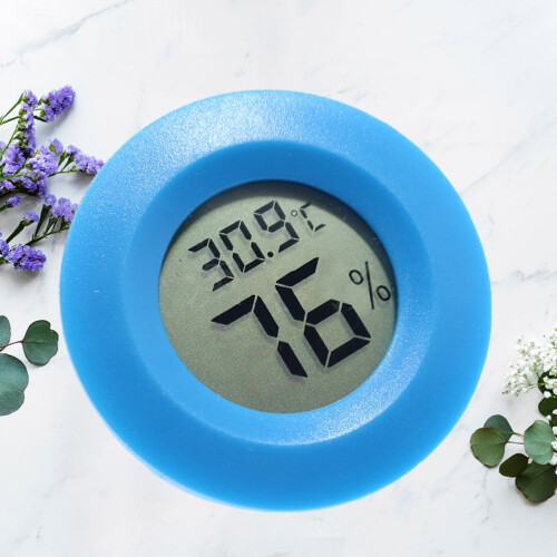 Pool Round Thermometer Digital Temperature Humidity 2
