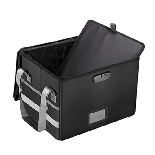 Fireproof File Box, Data Folding Storage Box, Home Office Document Book Archive Box, Storage Box 1