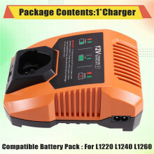 For AEG Electric Tools Li-Ion Battery Charger for RidGid 12V 2.0Ah 6.0Ah Lithium Battery LL1230 L1215 R82059 EU PLUG