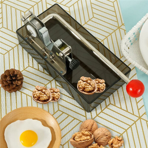 Nut Cracker for Almond Hazelnut Chestnut, Stainless Steel Nut Opener Nutcracker Tool Pecan Cracker Walnut Cracker Plier 1