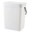 Space-Saving Quiet-Close Trash Can, Eco-Friendly Sealed Bin for Kitchen & Office, No Electricity Needed White-3L 1