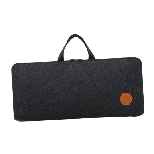 Keyboard Storage Bag Lightweight Stylish Mobile Office PC Keyboard Case Black 1