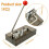 Nut Cracker for Almond Hazelnut Chestnut, Stainless Steel Nut Opener Nutcracker Tool Pecan Cracker Walnut Cracker Plier 7