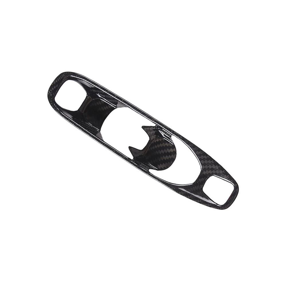 Real Hard Carbon Fiber For Corvette C8 2020-2023 Car Console Gear Shift Button Sticker Accessories 4712003857555