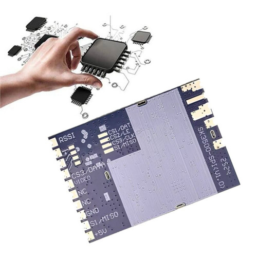 Modulo SK3500-SPI 3.3G VRX Ricevitore SPI VRX Analogico Wireless Open Source per Drone FPV RC DIY 2