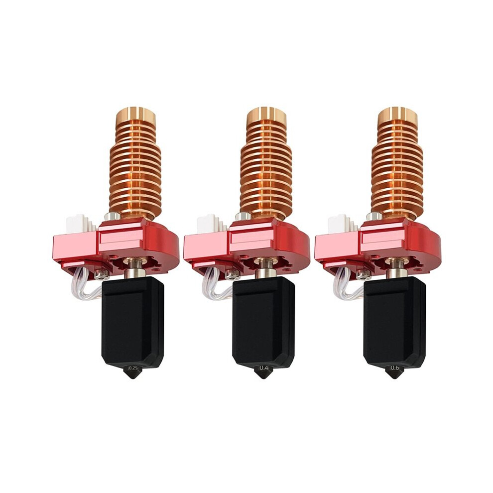 3Pk Upgrade 0.25/0.4/0.6Mm Ceramic Hotend Kit For Flashforge Adventurer 5M/5M Pro Nozzle Kit Ad5m Extruder Printer 4713032272234