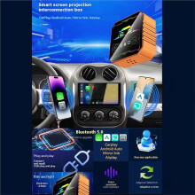 Wireless Carplay Adapter 4in1 Airplay/Mirror Link/Android Auto/Carplay BT/WIFI USB Dongle Wired Carplay to Wireless