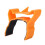 For  AVATA 2 Flight Tail to Reduce Drag Airflow for  AVATA 2 Tail Fixed Support Accessories Orange 1