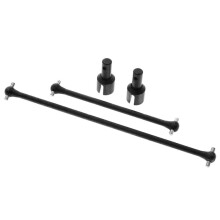 Adequado para 1/8 4WDSLEDGE Trenó Liga de Carbono MéDio AçO Centro Drive Dogbone Centro Caixa de Engrenagens Diferenciais