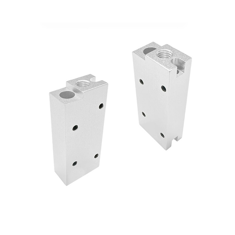 2Pcs E3d Super Volcano Aluminum Heating Block - Fit For Voron 2.4 3D Printer Diy Hotend Nozzle Parts Saudism