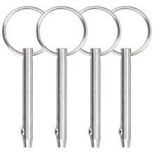 4 ST Quick Release Pins Bimini Top Pins, Diameter 1/4Tum(6.3Mm),Total LäNgd 2.56Tum(65Mm),Marine 316 Rostless Steel