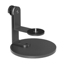 Suporte de Mesa para Projetor com Rotação de 360 Graus e Encaixe de Parafuso de 1/4 Polegada, Ajustável para Uso Doméstico e em Escritórios.