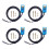 Inductive Proximity Sensor SN04-N Normally Open Detection Approach  NPN NO with TL PL SN Bracket (4 Pack) 1