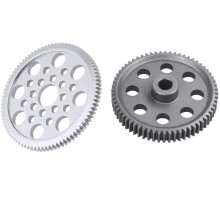 Steel Spur Gear 64T 0.6 Module Diff Main Parts for Redcat Epx Pro HSP with Metal 48P Spur Gear 85T for Sakura