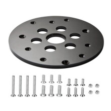 Guide Bushing Router Plate Router Plate Features 1-1/4inch Center Opening to Accept Guide Bushings-Router Guide Plate