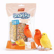 Smakers 3 Smaki W 1 Opakowaniu 85 G - Jajeczny, Miodowy, Owocowy | Zestaw Dla Kanarka