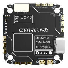 Uptional F405 AIO V2 35/40A 8Bit 25.5x25.5 3-6S All-in-One Air Model Controller,Drone Module Accessories 40A