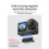 For  Action 6 Osmo  Camera Quick Release Magnetic Base Mount Dual Claw Buckle 1/4"  Locating Tripod Adapter 4