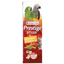 Versele Laga Prestige Sticks Parrots With Vegetables & Dandelion 140G - Kolby Z Warzywami I Mniszkiem Lekarskim Dla Dużych Papug