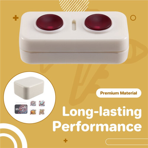 EDC PC Push Slider Mechanical Intensive EDC Decompression Toys Tools White