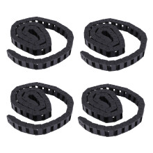 4X 10 x 20mm 1M Open Both Side Plastic Towline Cable Drag Chain