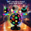 Rotating Disco  Light - 11"  Disco  with Multi-Colored LED for Electric Dance Atmosphere 4