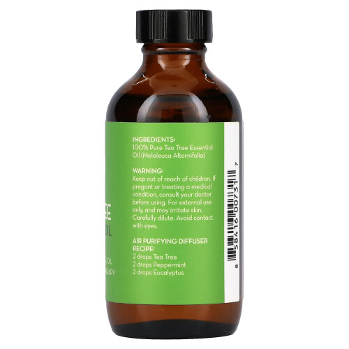 Pure Body Naturals, Βασική Ολική, Tea Tree , 4 fl oz (120 ml) 1