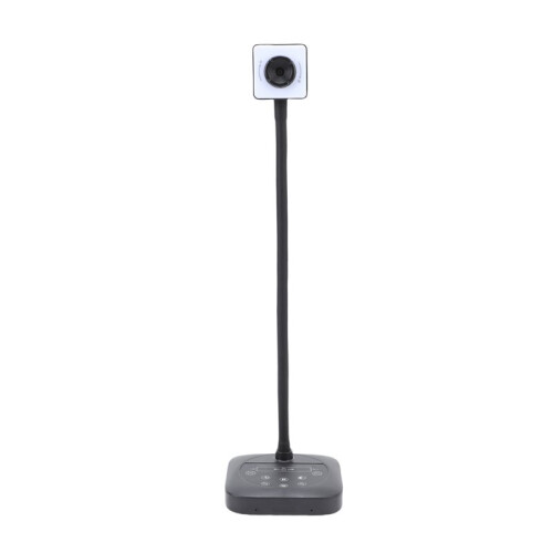 Caméra de Documents 4K avec Microphone Autofocus, Éclairage LED à Trois Niveaux, Installation Facile (Plug And ), Idéale pour les Enseignants et