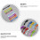12Pcs Silicone Perforation Design Wine Cup Markers Cup Identifiers (Assorted Color) 2