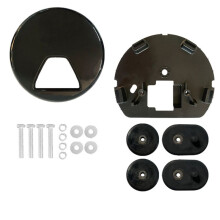 Fit for Jetour Traveller T2 2023-2025 Car Tailgate Spare Tire Cover Rear Camera Installation Base Spare Tire Cover