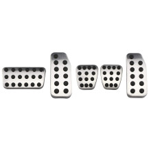 2 Set Car Pedals Gas Brake Clutch Accelerator Pedal Cover for CITY 2013 - 2020 Vezel HRV HR-V 2015-2020, AT & MT