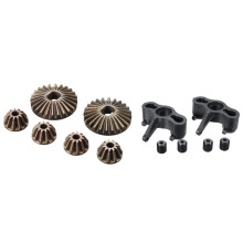 1set 24T Differential Gear and 11T Diff Gear for JLB Racing CHEETAH & 2PCS Steering Block Steering Knuckles Hub Carrier