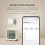 Cleargrass   Alarm Clock Temperature Humidity Display LCD Screen Adjust Night Light for Mihome APP White 3