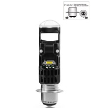 9-60V P15D H6M LED Motorcycle Projector Headlight Bulbs 28W 2800LM 6500K High/Low