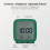 Cleargrass   Alarm Clock Temperature Humidity Display LCD Screen Adjust Night Light for Mihome APP White 4