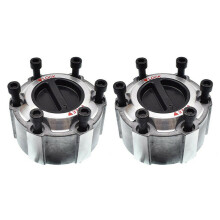 2Pc Manual Locking Hub 28 Spline /Tooth For Pickup 1990- Navara D21/D22