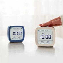 Cleargrass Alarm Clock Temperature Humidity Display LCD Screen Adjust Night Light for Mihome APP Green