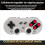 Wireless  Gamepad Controller Hall Joystick for Windows Android IOS   2/1 Steam Somatosensory 3