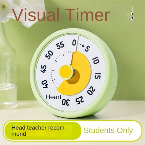 Cute Visual Timer Silent  Manager Kitchen Timer Reminder Round Visualization Countdown Timer Kitchen Cooking A 2