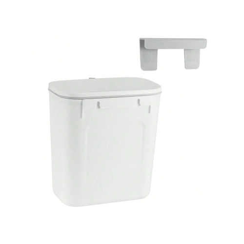 9LFoldable Hanging Kitchen Bin with Lid Under Sink 1