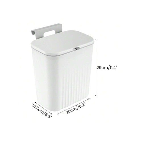 9LFoldable Hanging Kitchen Bin with Lid Under Sink 2