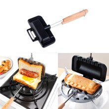 Poêle à Sandwich Antiadhésive et Facile à Nettoyer en Aluminium - Appareil Polyvalent pour Croque-Monsieur et Sandwichs