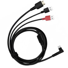 3-in-1 Cable CB05A for Huion Tablets Kamvas 12, 13/13 Gen 3, Kamvas 16 (2021) with , USB-C, USB-A