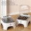 Distributore Automatico di Cibo per Gatti, Distributore Automatico di Cibo Lento per Cani, Distributore Automatico di Cibo per Gatti con Apertura 5