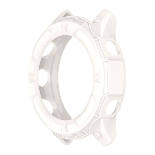 Watch Protective Case for  Forerunner 955 TPU Bumper Cover Semi-Pack Protective Case White