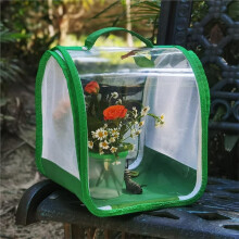 Small Butterfly , Insect Mesh Cage,Critter Cage, Bug Terrarium Portable Carry Handle 8 X 8 X 8 Inches